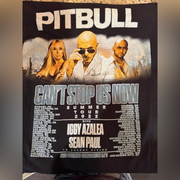 Other - Pitbull 2022 Summer Tour Shirt